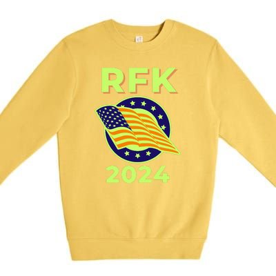 RFK Robert F Kennedy Jr For President 2024 Premium Crewneck Sweatshirt