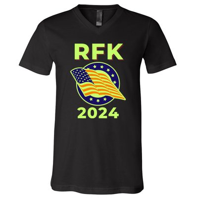 RFK Robert F Kennedy Jr For President 2024 V-Neck T-Shirt