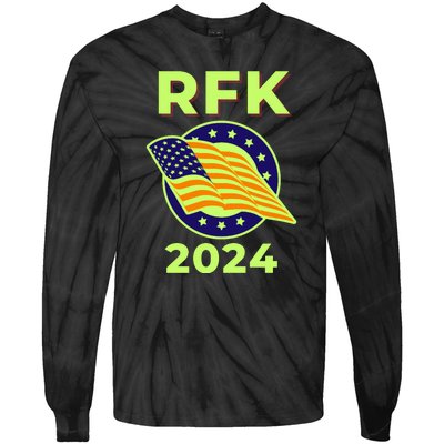 RFK Robert F Kennedy Jr For President 2024 Tie-Dye Long Sleeve Shirt