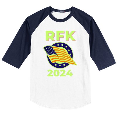 RFK Robert F Kennedy Jr For President 2024 Baseball Sleeve Shirt