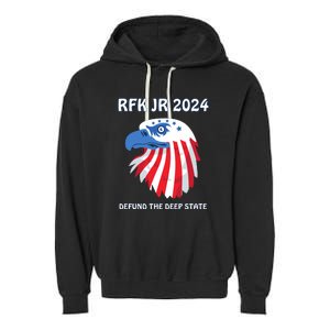 RFK Robert F Kennedy Jr For President 2024 Garment-Dyed Fleece Hoodie