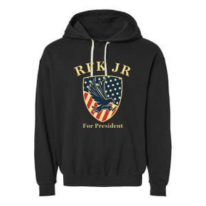 RFK Robert F Kennedy Jr For President 2024 Garment-Dyed Fleece Hoodie