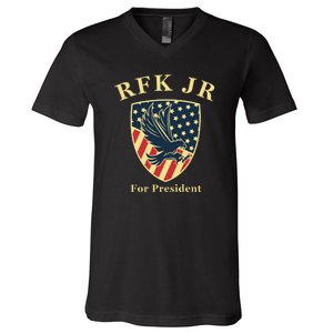 RFK Robert F Kennedy Jr For President 2024 V-Neck T-Shirt