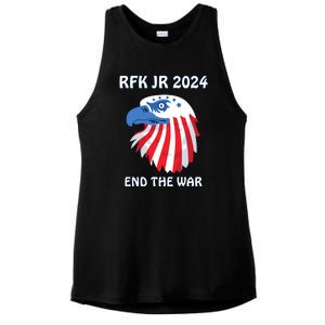 RFK Robert F Kennedy Jr For President 2024 Ladies PosiCharge Tri-Blend Wicking Tank