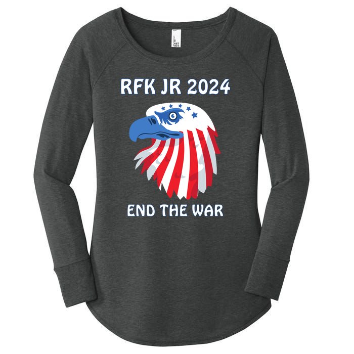 RFK Robert F Kennedy Jr For President 2024 Women's Perfect Tri Tunic Long Sleeve Shirt