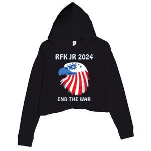 RFK Robert F Kennedy Jr For President 2024 Crop Fleece Hoodie