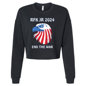 RFK Robert F Kennedy Jr For President 2024 Cropped Pullover Crew