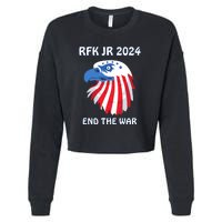 RFK Robert F Kennedy Jr For President 2024 Cropped Pullover Crew