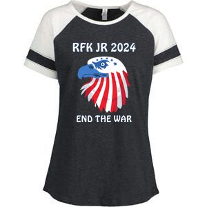 RFK Robert F Kennedy Jr For President 2024 Enza Ladies Jersey Colorblock Tee