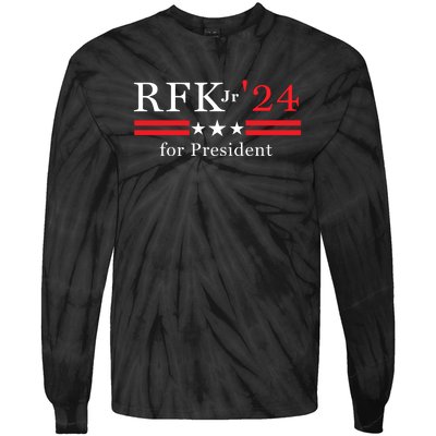 RFK Robert F Kennedy Jr For President 2024 Tie-Dye Long Sleeve Shirt