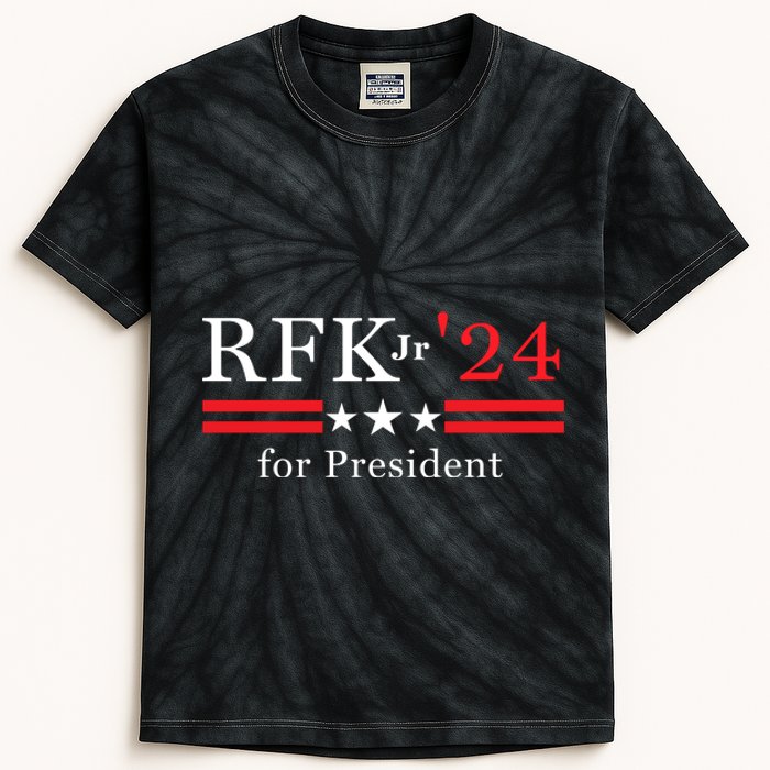 RFK Robert F Kennedy Jr For President 2024 Kids Tie-Dye T-Shirt