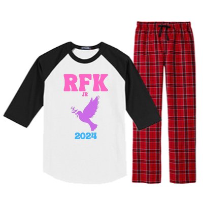 RFK Robert F Kennedy Jr For President 2024 Raglan Sleeve Pajama Set