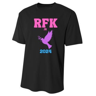 RFK Robert F Kennedy Jr For President 2024 Performance Sprint T-Shirt