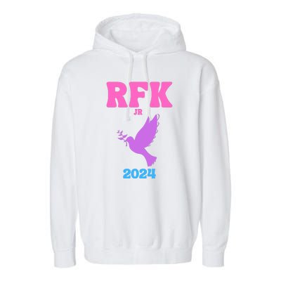 RFK Robert F Kennedy Jr For President 2024 Garment-Dyed Fleece Hoodie