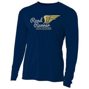 Road Runner Funny Street Speedway Lover Gift Cooling Performance Long Sleeve Crew