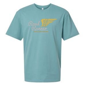 Road Runner Funny Street Speedway Lover Gift Sueded Cloud Jersey T-Shirt