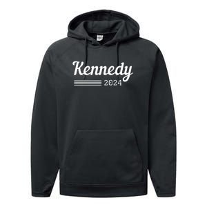 RFK Robert F Kennedy Jr For President 2024 Performance Fleece Hoodie