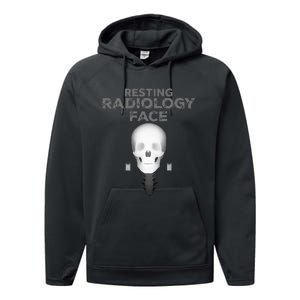 Resting Radiology Face Performance Fleece Hoodie