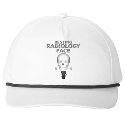 Resting Radiology Face Snapback Five-Panel Rope Hat