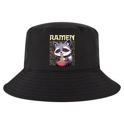 Ramen Raccoon Funny Gift Cool Comfort Performance Bucket Hat