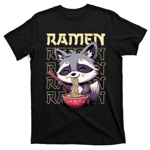 Ramen Raccoon Funny Gift T-Shirt