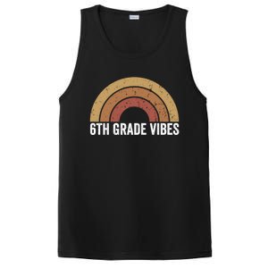 Retro Rainbow For 6Th Graders 6Th Grade Vibes Meaningful Gift PosiCharge Competitor Tank