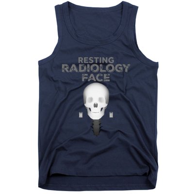 Resting Radiology Face Tank Top