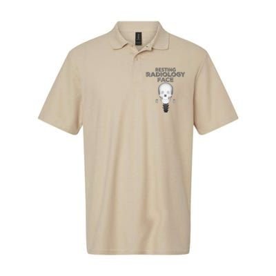 Resting Radiology Face Softstyle Adult Sport Polo