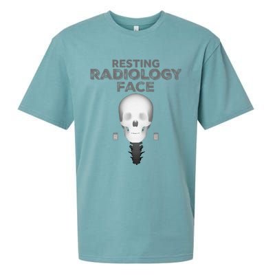 Resting Radiology Face Sueded Cloud Jersey T-Shirt