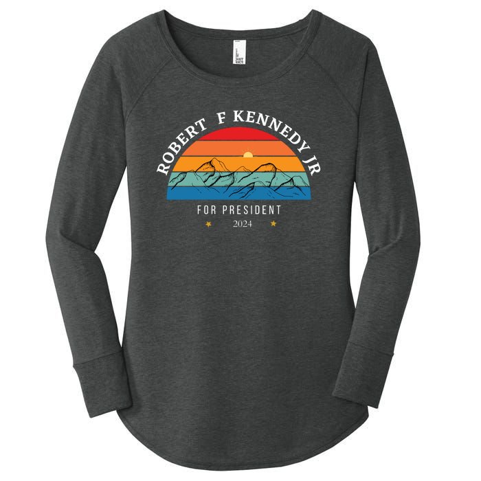 RFK Robert F Kennedy Jr For President 2024 Women's Perfect Tri Tunic Long Sleeve Shirt