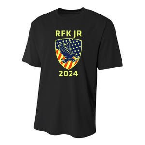 RFK Robert F Kennedy Jr For President 2024 Youth Performance Sprint T-Shirt