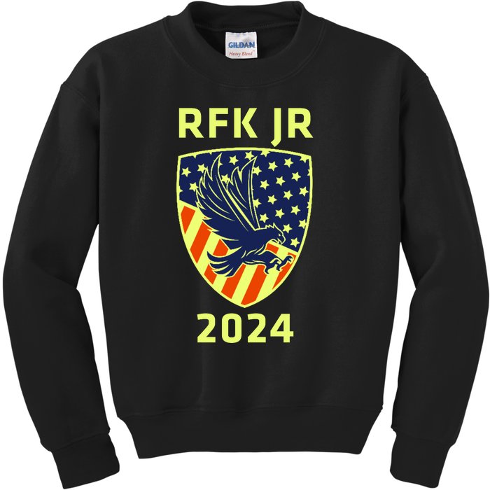 RFK Robert F Kennedy Jr For President 2024 Kids Sweatshirt