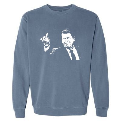 Ronald Reagan Flipping Garment-Dyed Sweatshirt