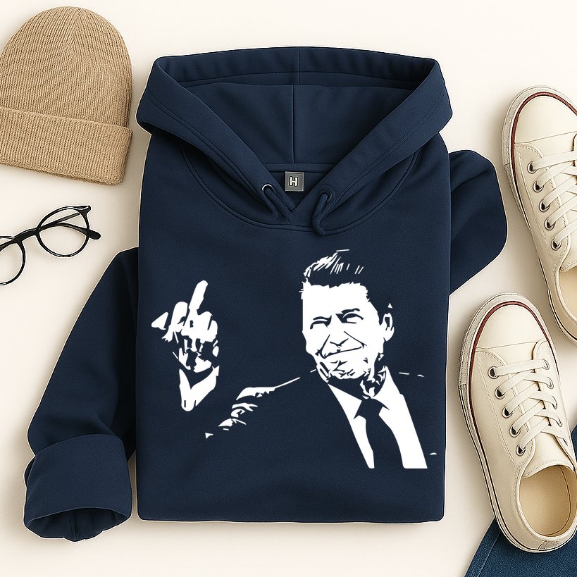 Ronald Reagan Flipping Hoodie