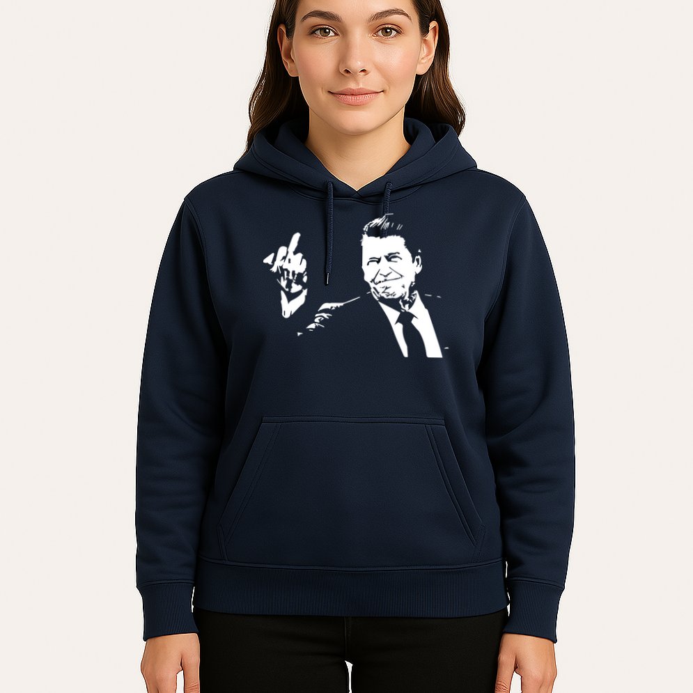 Ronald Reagan Flipping Hoodie
