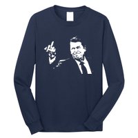 Ronald Reagan Flipping Long Sleeve Shirt