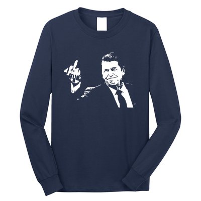 Ronald Reagan Flipping Long Sleeve Shirt