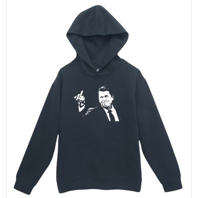 Ronald Reagan Flipping Urban Pullover Hoodie