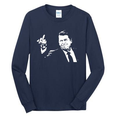 Ronald Reagan Flipping Tall Long Sleeve T-Shirt