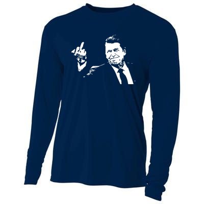 Ronald Reagan Flipping Cooling Performance Long Sleeve Crew