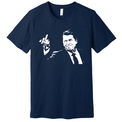 Ronald Reagan Flipping Premium T-Shirt