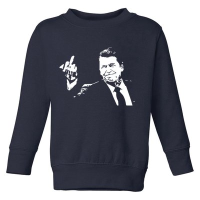 Ronald Reagan Flipping Toddler Sweatshirt