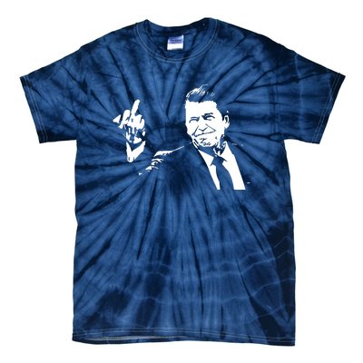 Ronald Reagan Flipping Tie-Dye T-Shirt