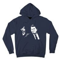 Ronald Reagan Flipping Tall Hoodie