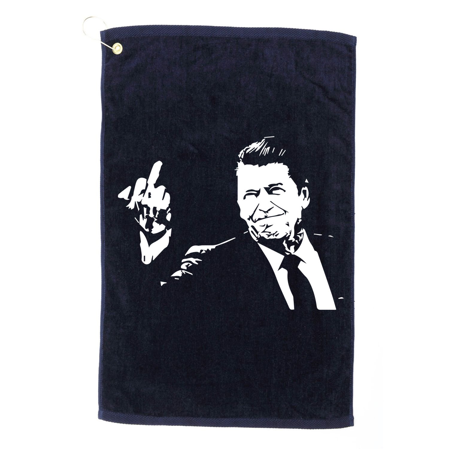 Ronald Reagan Flipping Golf Towel