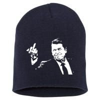 Ronald Reagan Flipping Short Acrylic Beanie