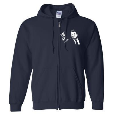 Ronald Reagan Flipping Full Zip Hoodie