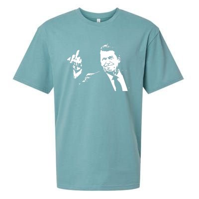 Ronald Reagan Flipping Sueded Cloud Jersey T-Shirt