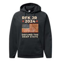 RFK Robert F Kennedy Jr For President 2024 Performance Fleece Hoodie