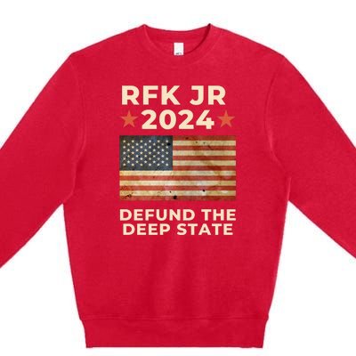 RFK Robert F Kennedy Jr For President 2024 Premium Crewneck Sweatshirt